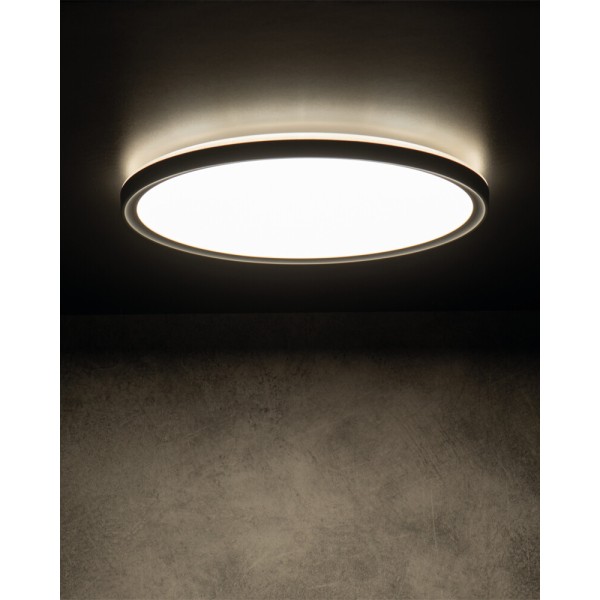 Потолочный светильник Kanlux 31503 Azpo LED 1x18.5W 4000K 1800Lm IP54 черный - фото №1