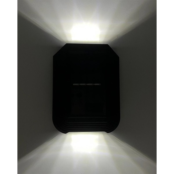 Вуличний світильник на сонячній батареї Goldlux 323118 Luce LED 1x0.6W 6000K 10Lm IP44 чорний - фото №1