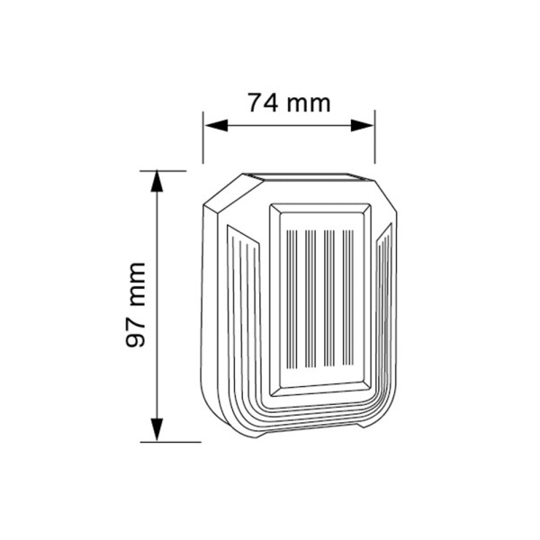 Вуличний світильник на сонячній батареї Goldlux 323118 Luce LED 1x0.6W 6000K 10Lm IP44 чорний - фото №3