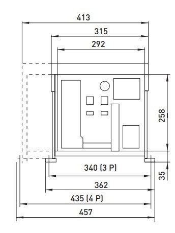 Воздушный автоматический выключатель E.Next e.industrial.acb.2000F.1600 400В 3Р с мотор-приводом и РН (i081102) - фото №6