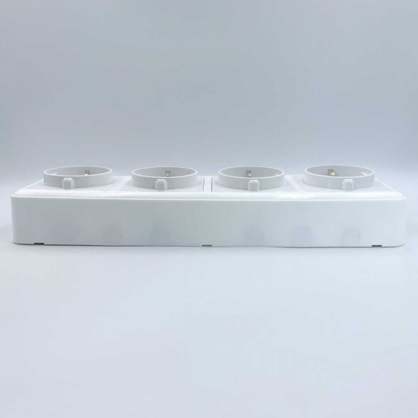 Розетка Nilson Unique біла 4-на з заземленням ( 28111083 ) - фото №2