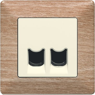 Рамка одноместная Legrand Valena Life светлое дерево - фото №1