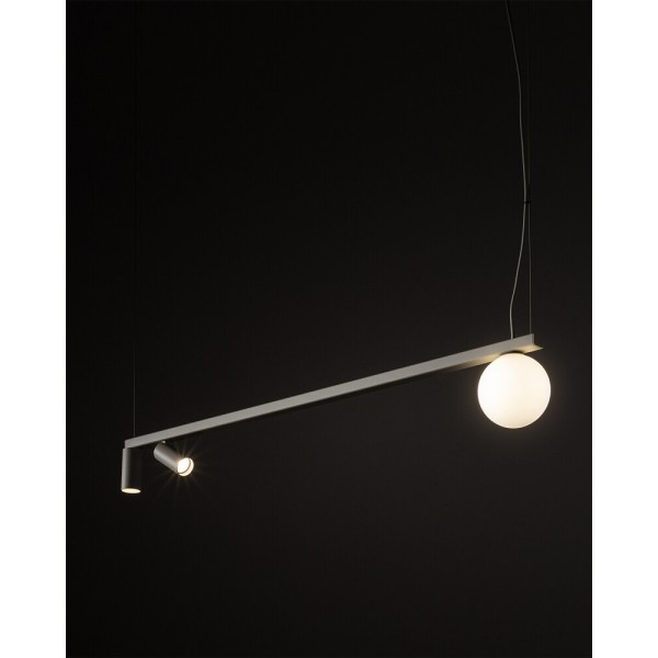 Подвесной светильник, люстра Nowodvorski 11450 Fourty III GU10+G9 3x10W IP20 светло-серый - фото №1