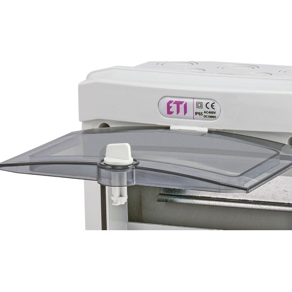 Пластиковый щит наружного исполнения ETI 001101061 ECH 8G (8 М IP65) - фото №2