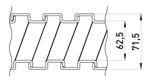 Металлорукав - Ø63 мм оцинкованный, сухой (20м) - фото №1
