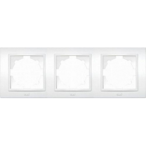 Рамка ELBI ZENA белая 3-я (500-010200-227)