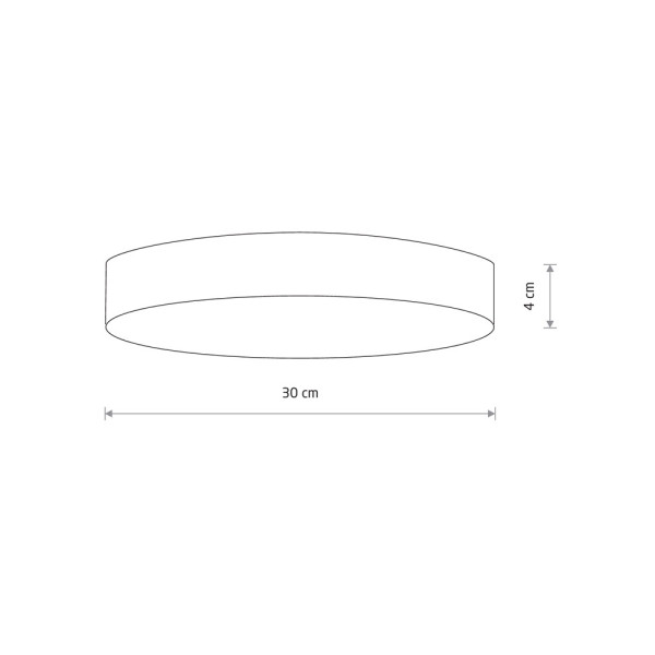 Світильник стельовий Nowodvorski 310418 Lid Round LED 1x50W 4000K 4500Lm IP20 чорний - фото №3