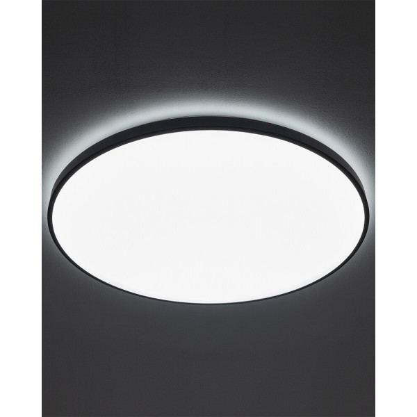 Потолочный светильник Nowodvorski 10973 Agnes Round LED Pro 1x32W 3000K 2600Lm IP44 черный - фото №1