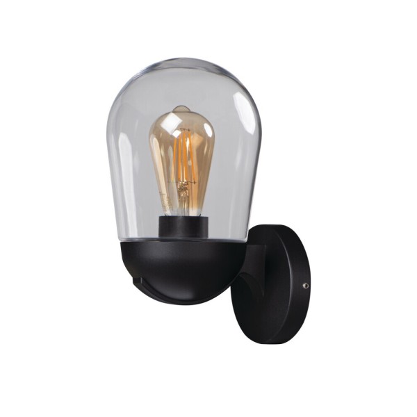 Вуличний світильник Kanlux 36532 Liego E27 1x15W IP44 чорний