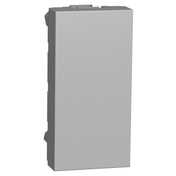 Заглушка Schneider Electric NU986530 для розетки 1М (алюміній)