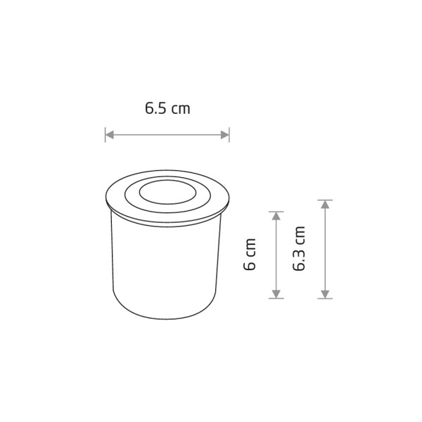 Вуличний світильник Nowodvorski 8163 Circlet LED 1x3W 3000K 120Lm IP65 чорний - фото №3