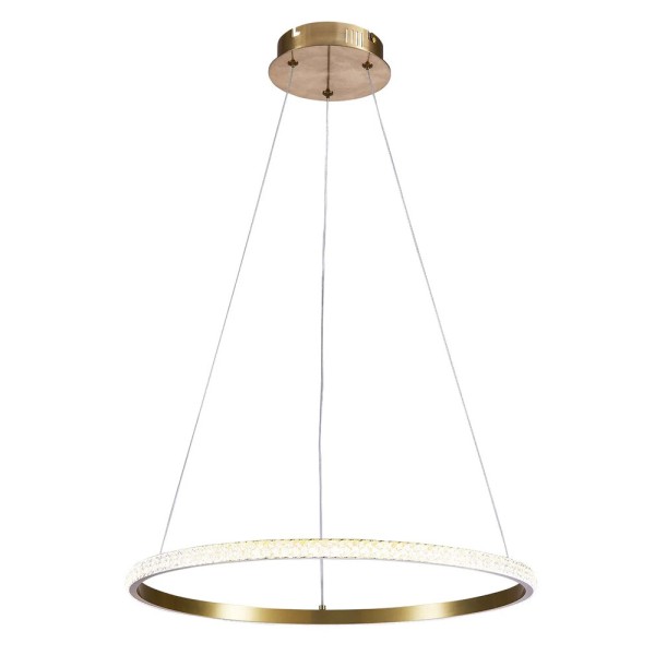 Подвесной светильник Goldlux 338204 Diana LED 1x25W 4000K 3400Lm IP20 золотой - фото №3