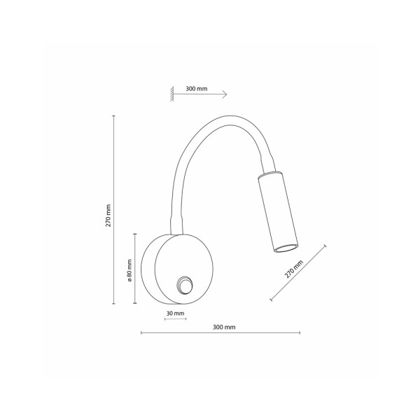 Бра, настінний світильник Tk Lighting 5921 Lagos G9 1x6W IP20 Wh - фото №4