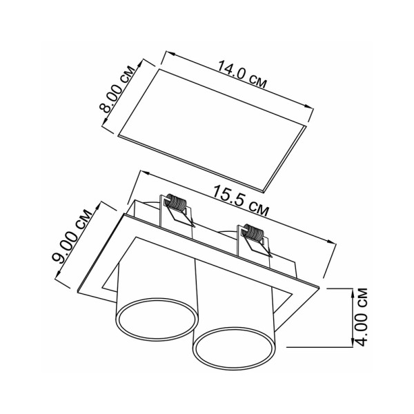 Точковий світильник Imperium Light 27324.01.01 Goggles - фото №2