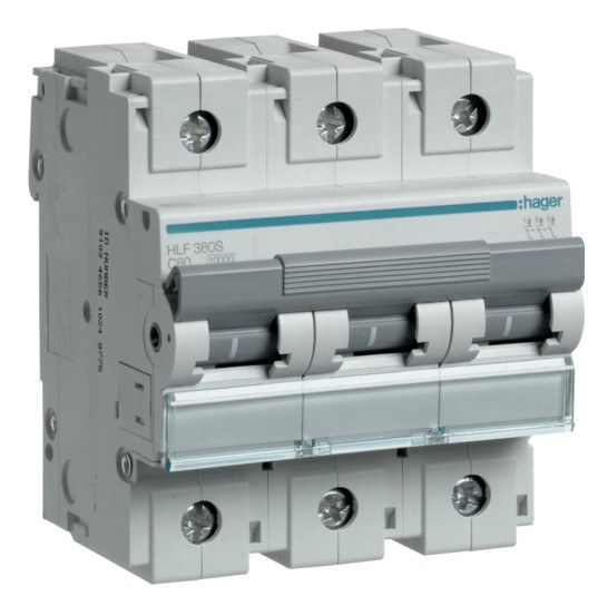 Автоматический выключатель HLF380S (3р,С,80А) Hager