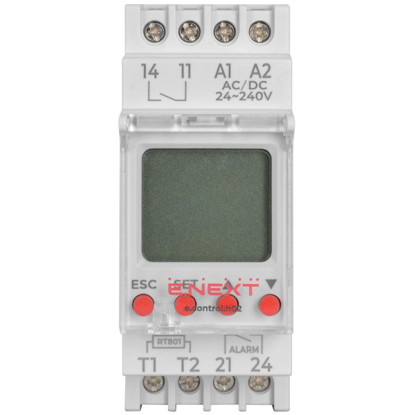Реле контролю температури E.Next e.control.h02 16A АС/DC 24-240 -25+130°С (i0310017) - фото №1