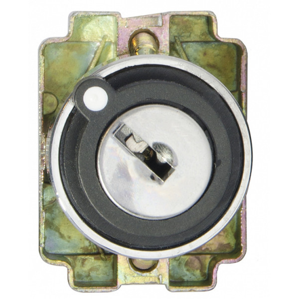 Кнопка поворотная 2-позиционная Аско-Укрем XB2-BG41 (0-I) с ключом (A0140010011) - фото №2