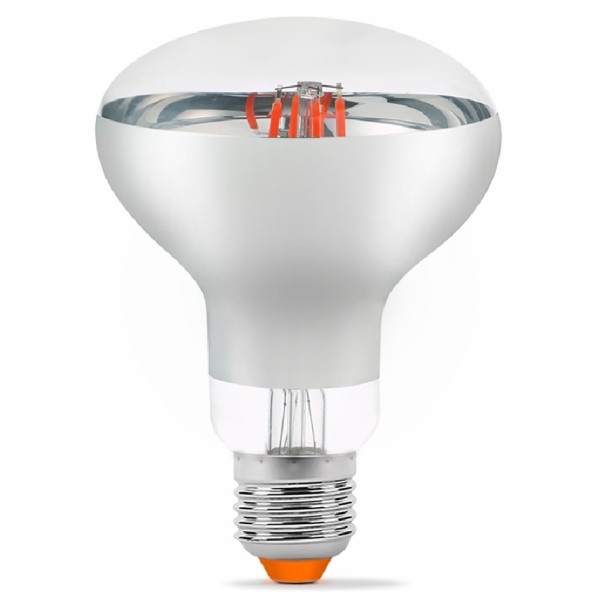 Філаментна фітолампа Videx Filament R80FF E27 9 Вт 1200K (VL-R80FF-09271) для рослин