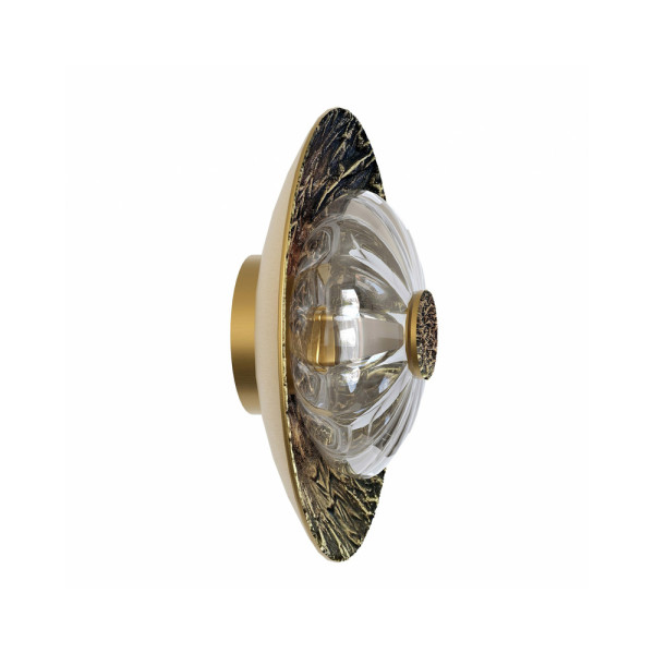 Бра, настінний світильник Pikart 33641 Vulcane G4 1x60W IP20 Brass - фото №2