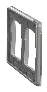 Двопостова рамка Schneider Electric Sedna Elements штучне біле скло SDD360802 - фото №2