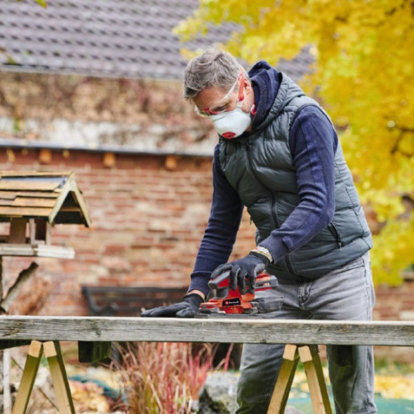 Аккумуляторная вибрационная шлифмашина Einhell X-Change 18В 24000об/мин с 1 шлифовальным листом (4460725) - фото №3