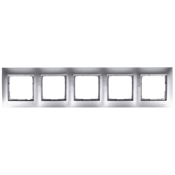 Пятиместная рамка Kontakt Simon Simon 54 Premium DR5/43 (серебро)