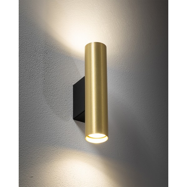 Бра, настінний світильник Nowodvorski 10754 Fourty Wall M GU10 2x10W IP20 латунний - фото №1