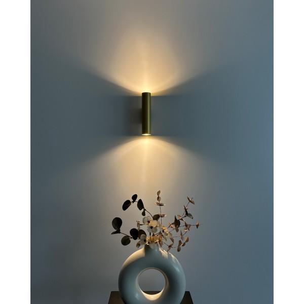 Бра, настінний світильник Nowodvorski 10754 Fourty Wall M GU10 2x10W IP20 латунний - фото №3