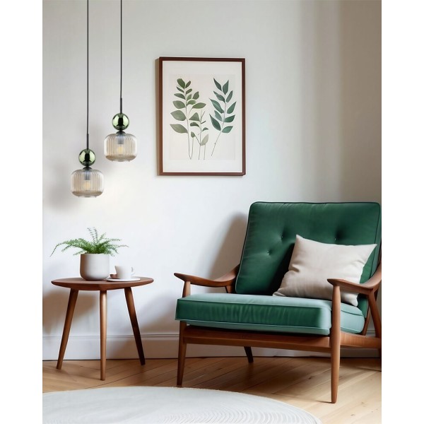 Подвесной светильник, люстра TK Lighting 11144 Sophia E14 1x10W IP20 зеленый - фото №1