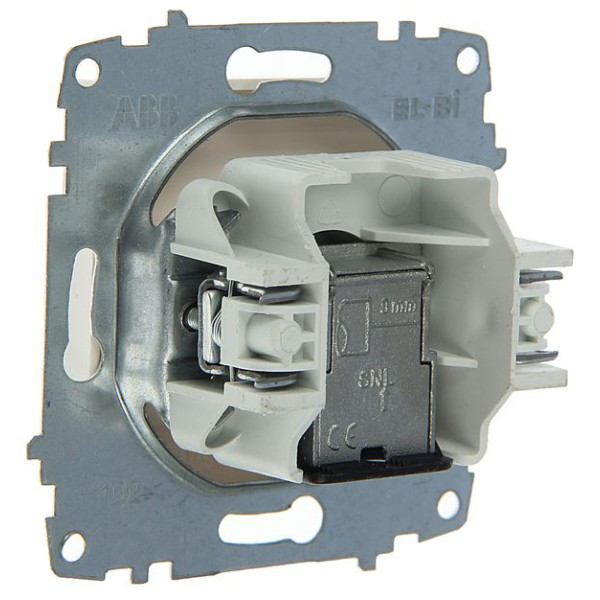 Концевая TV розетка ABB Cosmo 619-010200-273 (белая) - фото №1