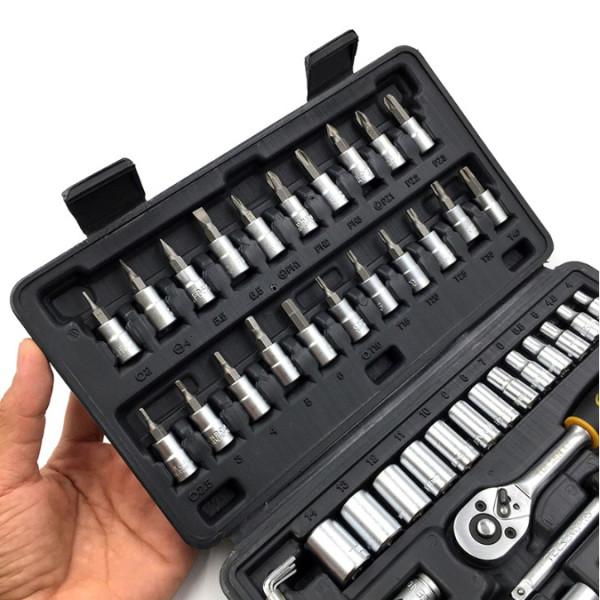 Набір торцевих головок Tolsen (15138) 1/4" (46шт) "Профі" - фото №6