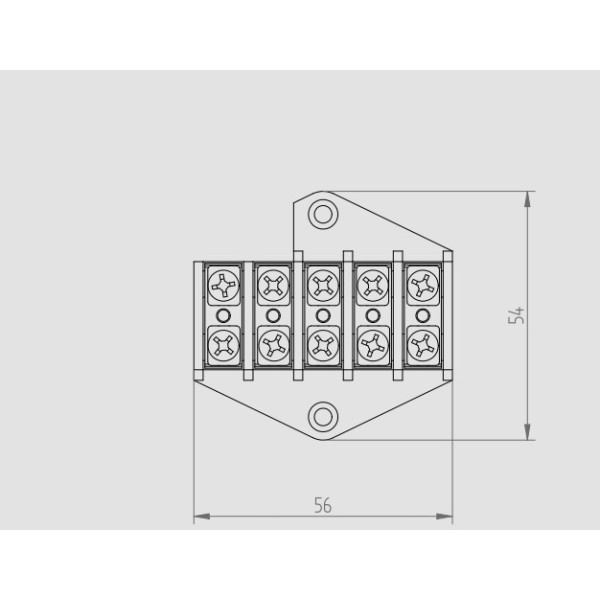 Клеммная колодка Elektro Plast 961-00-5x2,5 (0961-00) - фото №1