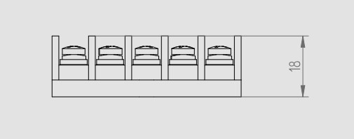 Клеммная колодка Elektro Plast 961-00-5x2,5 (0961-00) - фото №2
