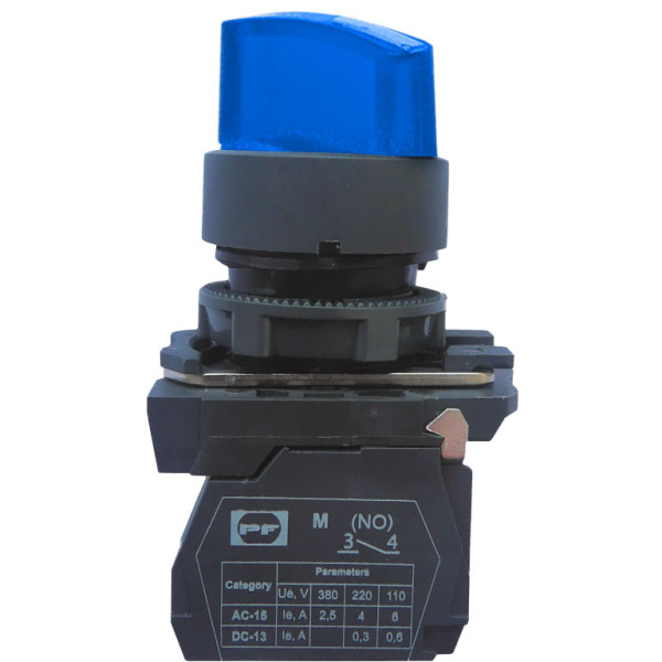 Переключатель Promfactor FP5-AK3665230 2NO голубой (FP5-AK3665230)