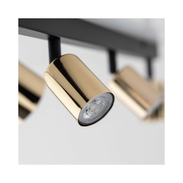 Світильник поворотний, спот TK Lighting 5969 Top GU10 4x10W IP20 Золотий - фото №3