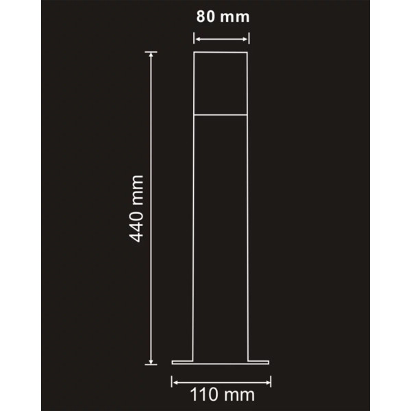 Вуличний світильник Goldlux 315977 Dallas E27 1x12W IP44 GR - фото №4
