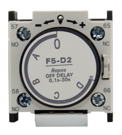 Приставка витримки часу Chint F5-D2 із затримкою 0,1…30с на вимкнення (258019)