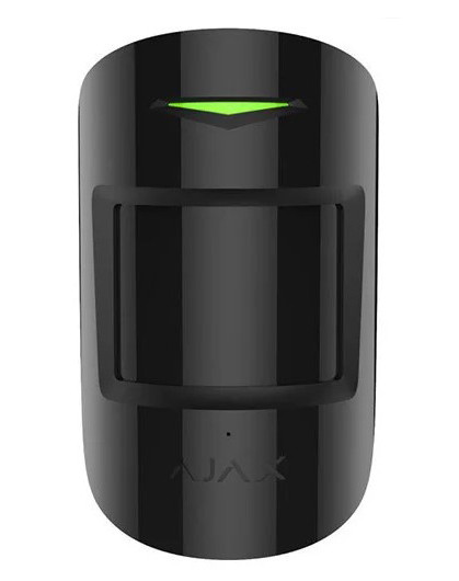 Беспроводной комбинированный датчик движения и разбития Ajax CombiProtect black (7367)