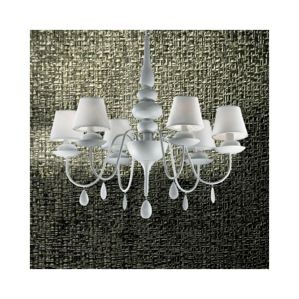 Люстра подвесная Ideal Lux / Идеал Люкс BLANCHE SP6 - фото №2