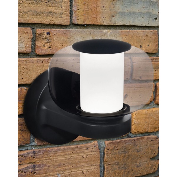 Уличный светильник Goldlux 331410 Malaga LED 1x12W 4000K 1400Lm IP44 черный - фото №1