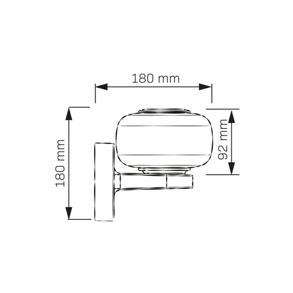 Уличный светильник Goldlux 331410 Malaga LED 1x12W 4000K 1400Lm IP44 черный - фото №3
