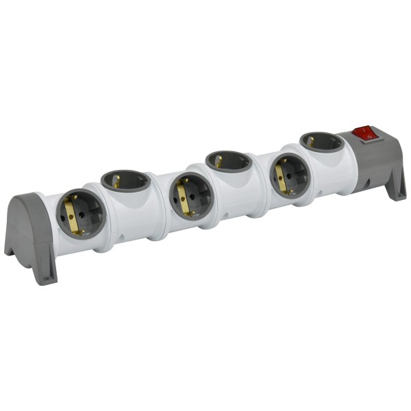 Блок для подовжувача 6-місний ETI 6x2Р+РЕ IP20 16A