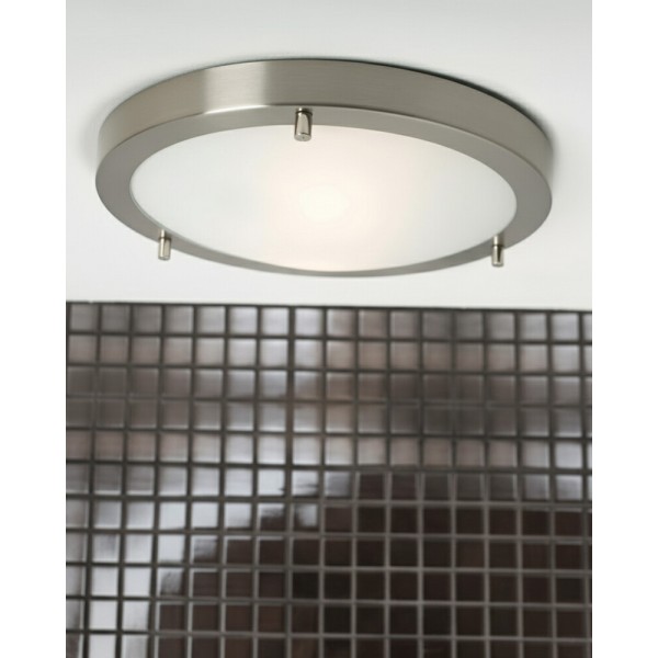 Вуличний світильник Nordlux 25316132 Ancona E27 2x15W IP44 нікелевий - фото №1