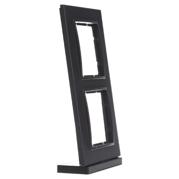 Рамка 2-местная антрацит Berker B.7 - фото №2