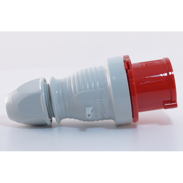 Трехфазный штекер на кабель WALTHER WL210406 (3P+E) 16А 380V IP44 - фото №3