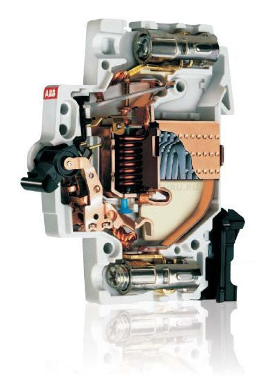 Автомат захисту мережі ABB S201-C32 Тип C 32А - фото №3