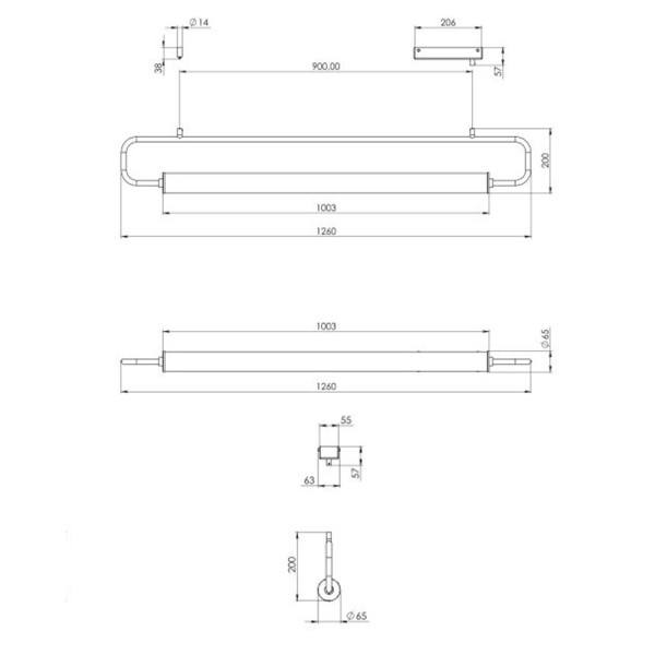 Підвісний світильник, люстра Pikart 33966-2 Loop LED 1x20W 3000K IP20 коричневий - фото №1