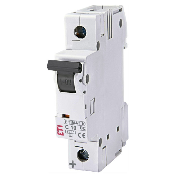 Автоматический выключатель ETI 250В DC 10А 6кА C