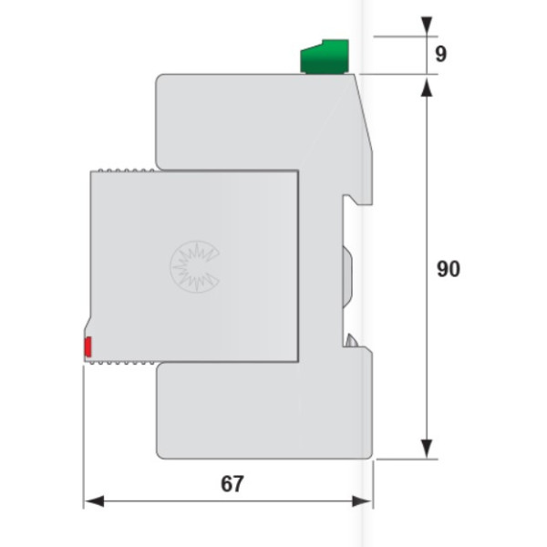 Ограничитель перенапряжения ETI 002442958 ETITEC V T2 255/20 (1+0) RC - фото №2