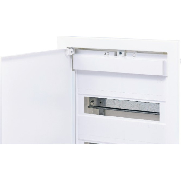 Металопластиковий електрощит ETI 001101027 ECG42 36+6 М з металевими білими дверцятами - фото №2